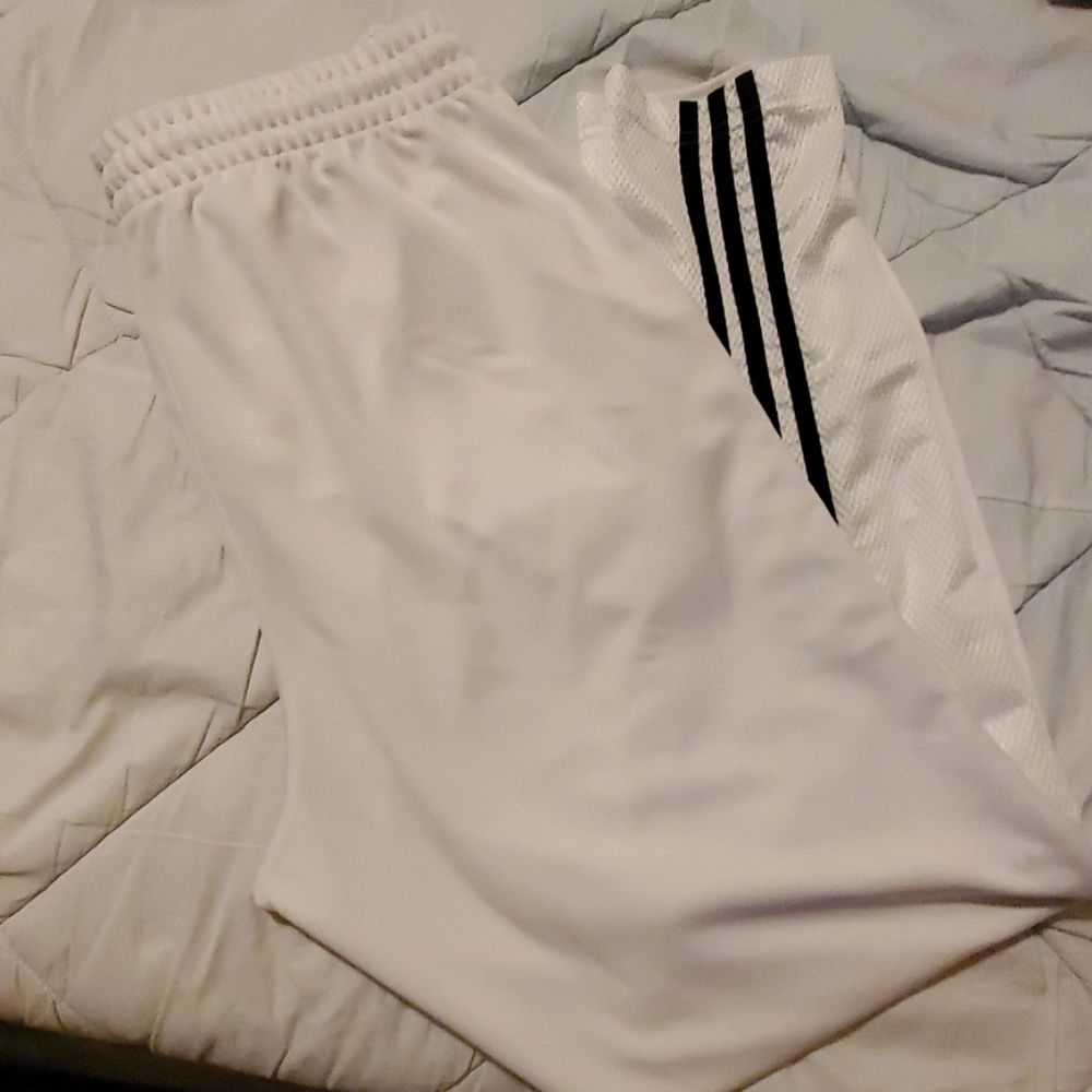 Adidas pants with break away bottom...NEW W/O TAG